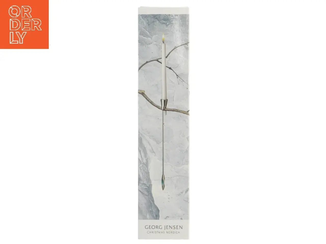 Billede 1 - Georg Jensen lysestage, ubrugt (str. 21 cm)