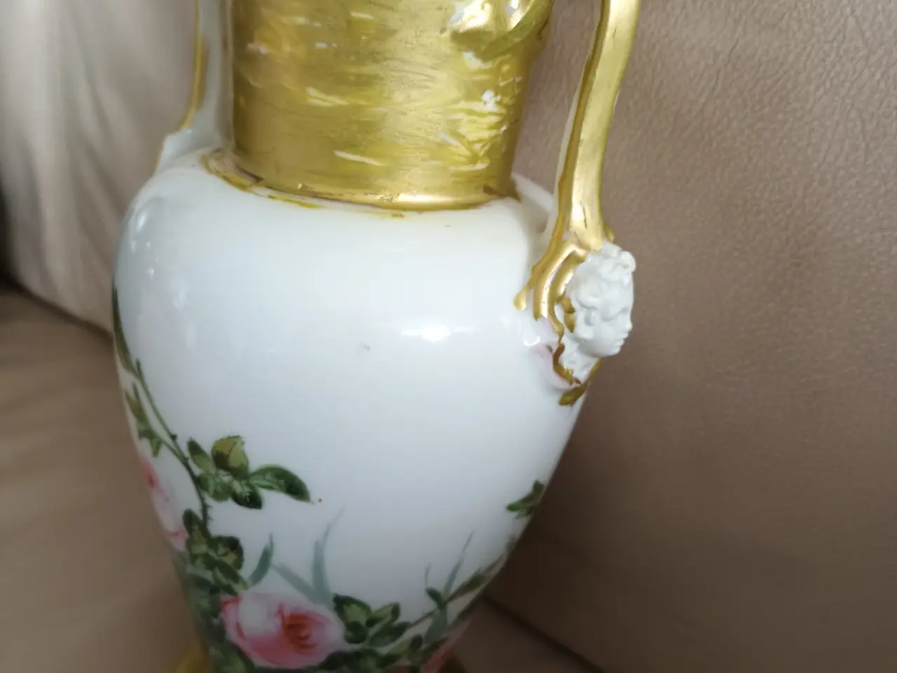 Billede 2 - SMUK ANTIK ROMANTISK VASE 22 CM