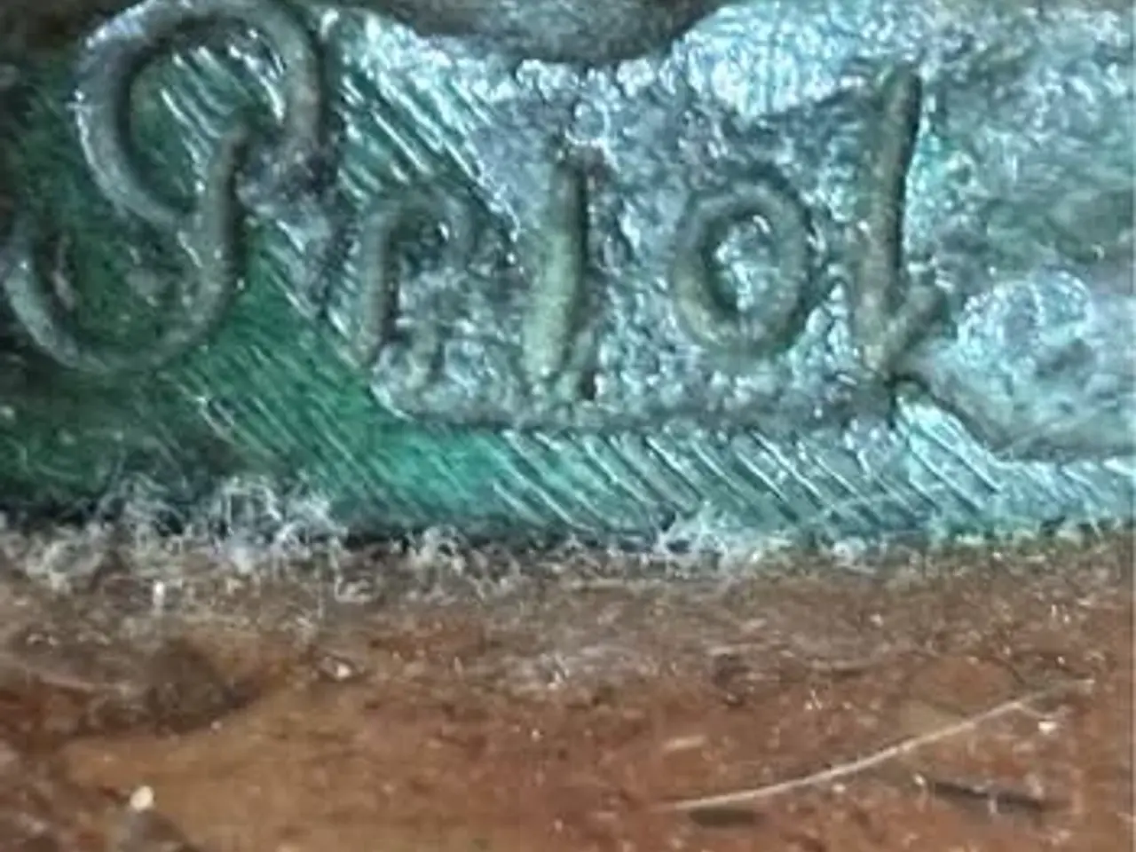 Billede 9 - Bronze figur på marmor fod