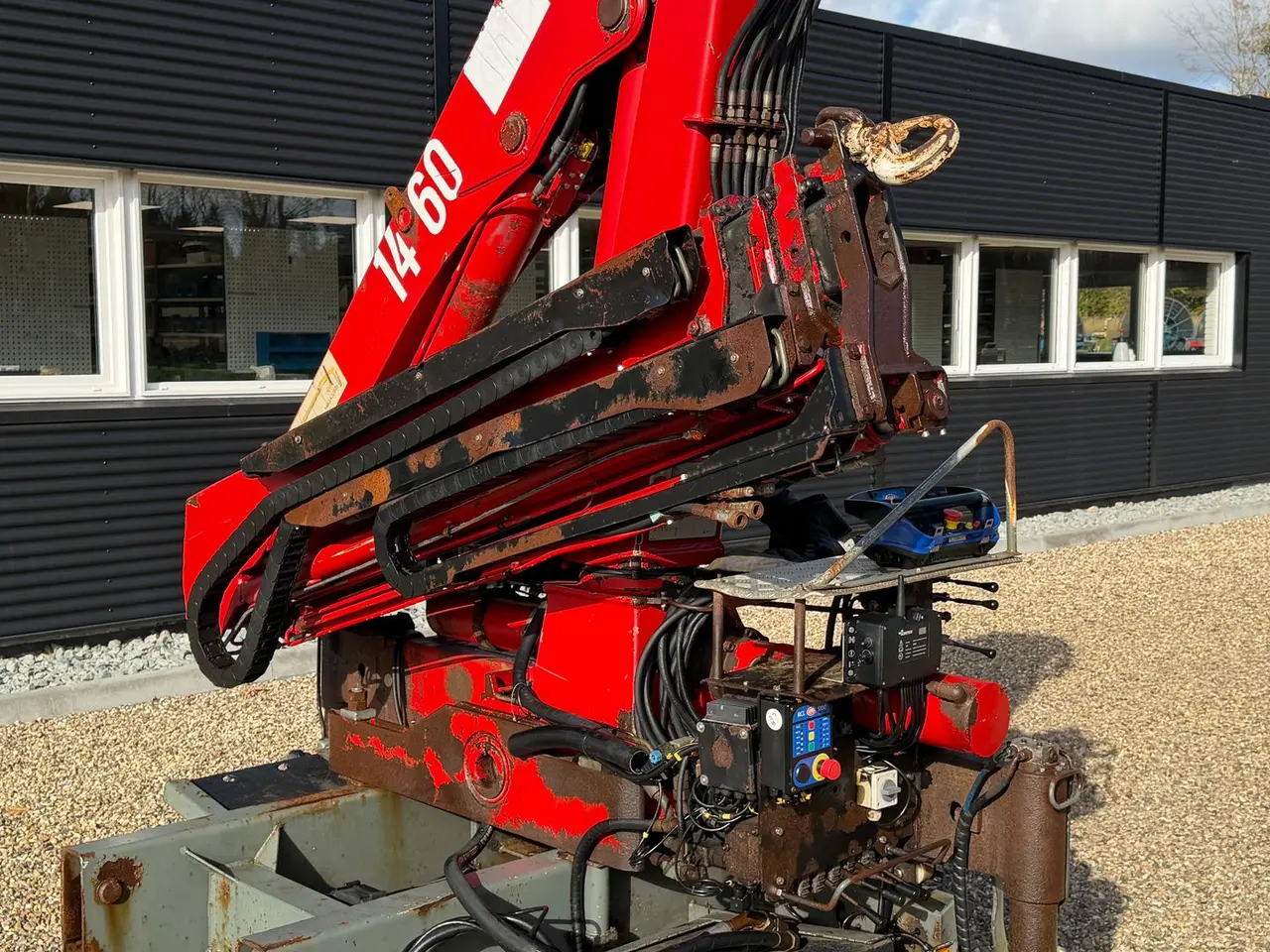 Billede 14 - HMF Kran Monteret med scanreco modtager