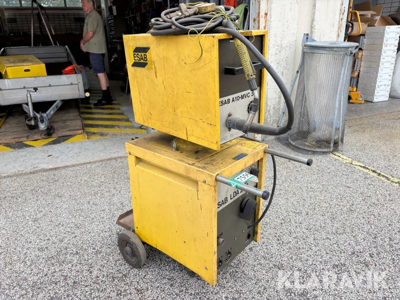 Billede 7 - Svejsemaskine Esab LDA 200 med Esab a-10-mvc 30