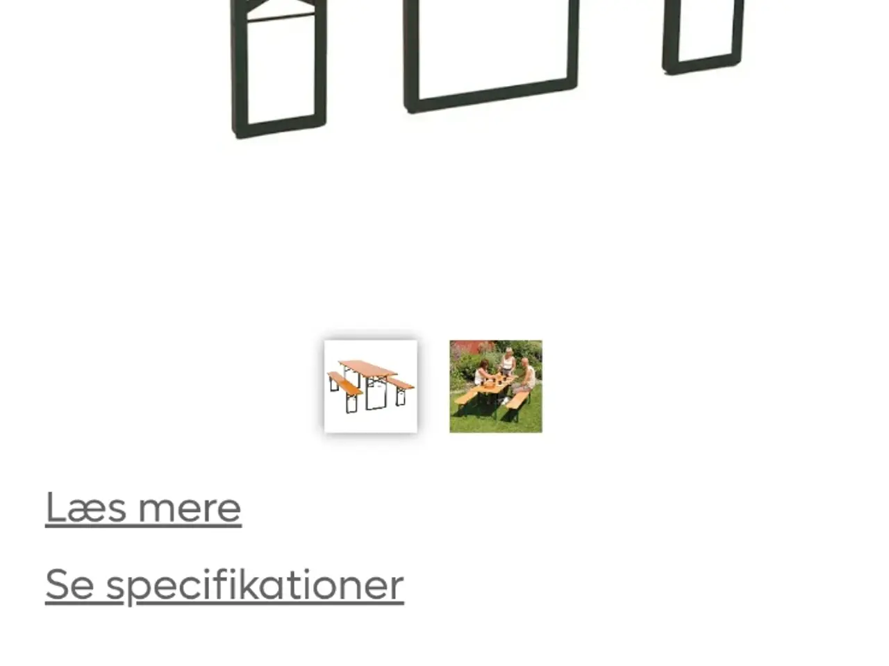 Billede 3 - Bord Bænk sæt