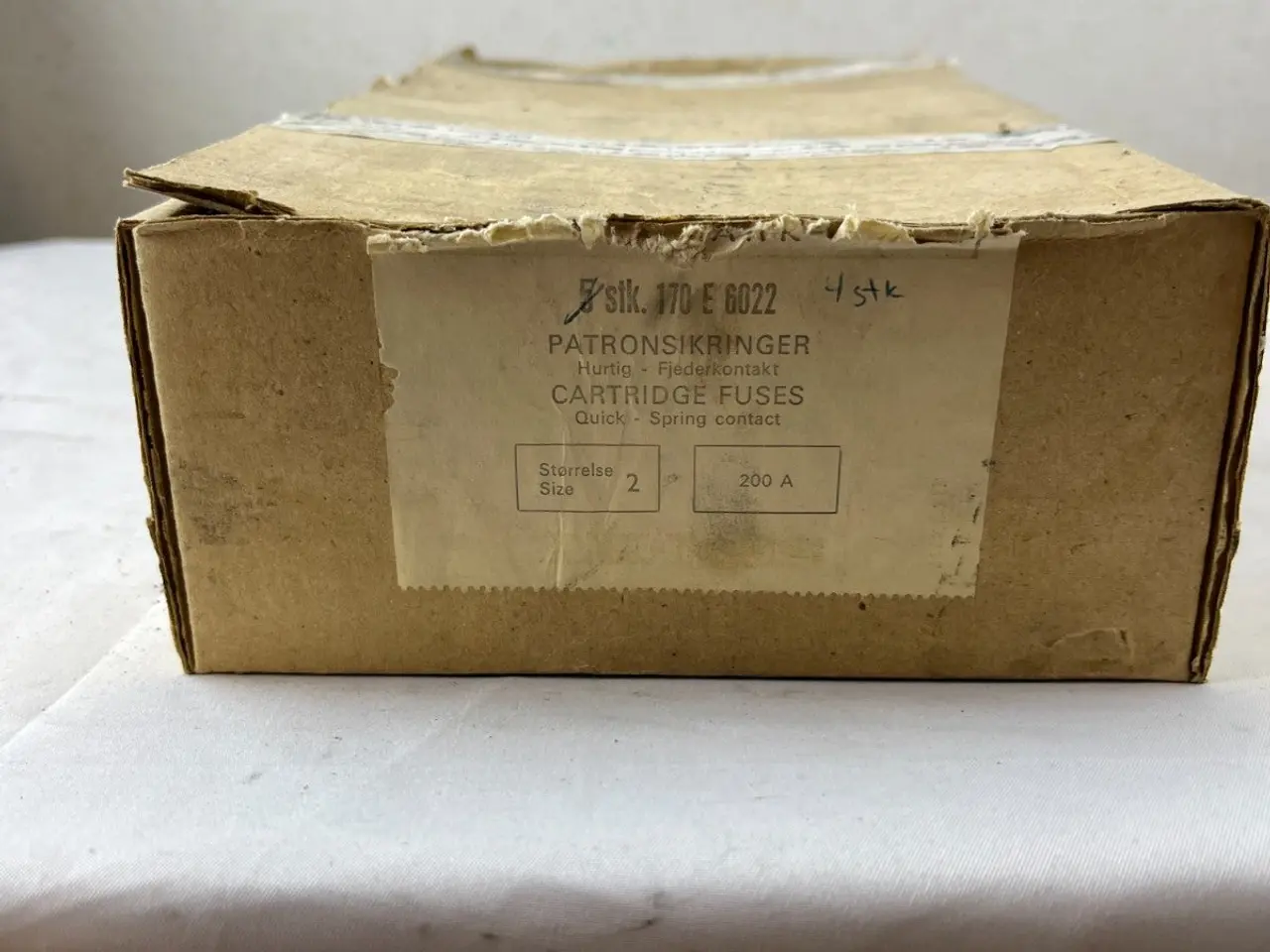 Billede 2 - 4x LK‑NES 170E6022 200A 500V HL Cartridge Fuses 2