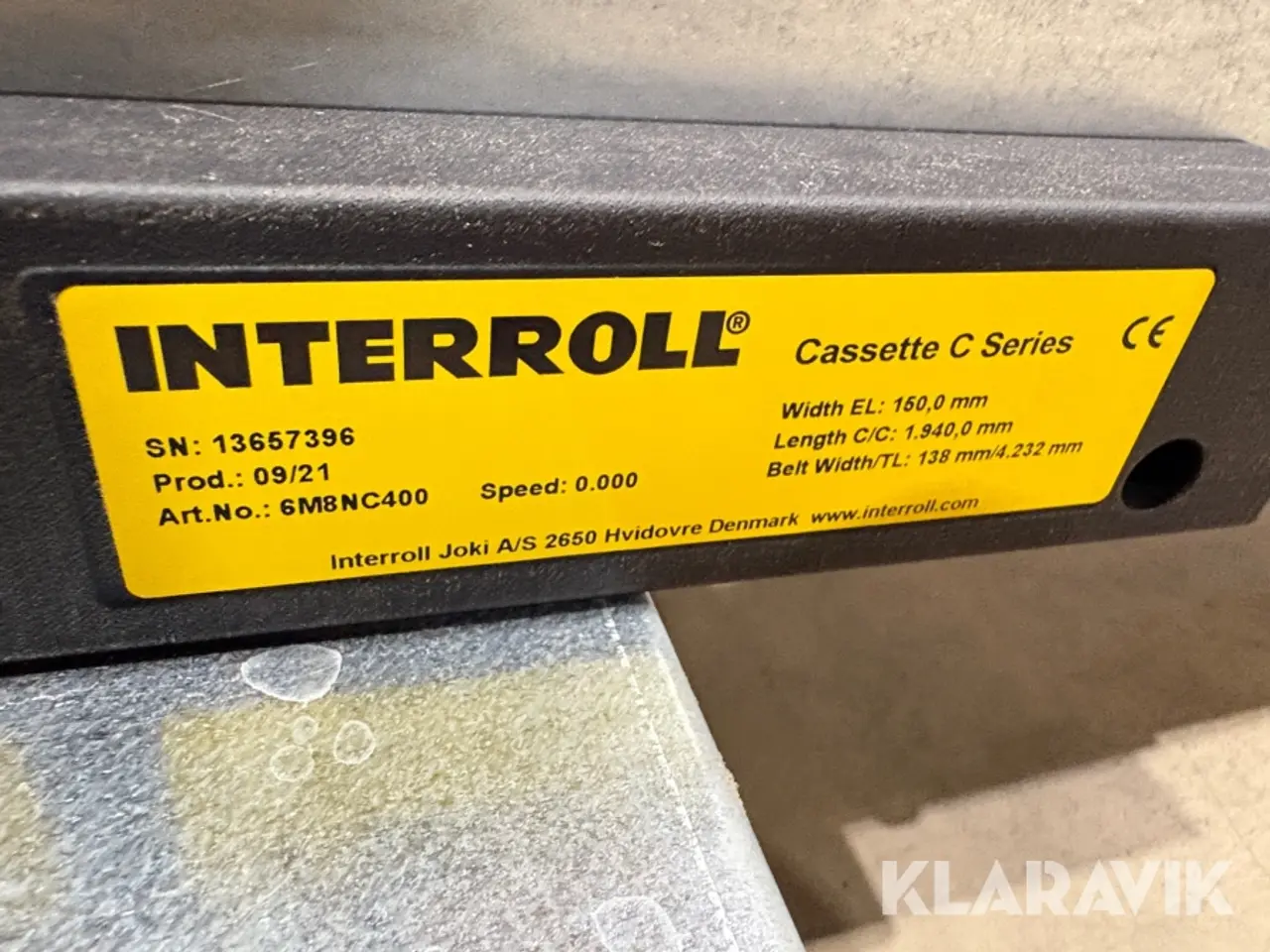 Billede 12 - Transportbånd Interroll 80S-SMP