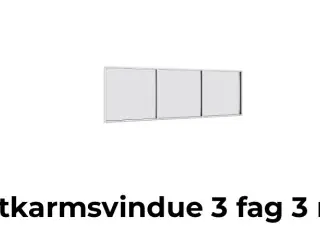 Fastkarmsvindue til kælder. 60 x 240