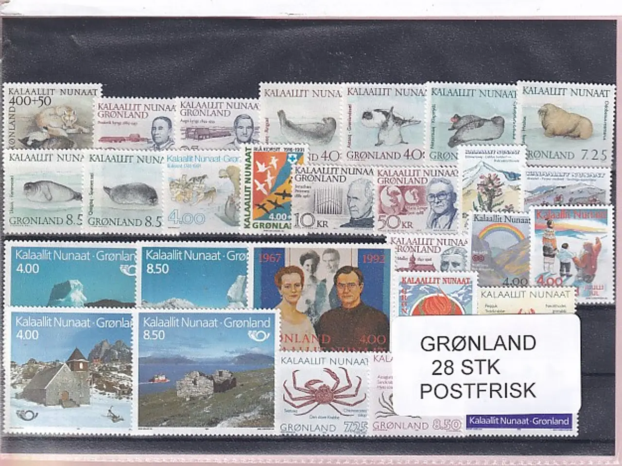 Billede 1 - Grønland - 28 STK. - Postfrisk
