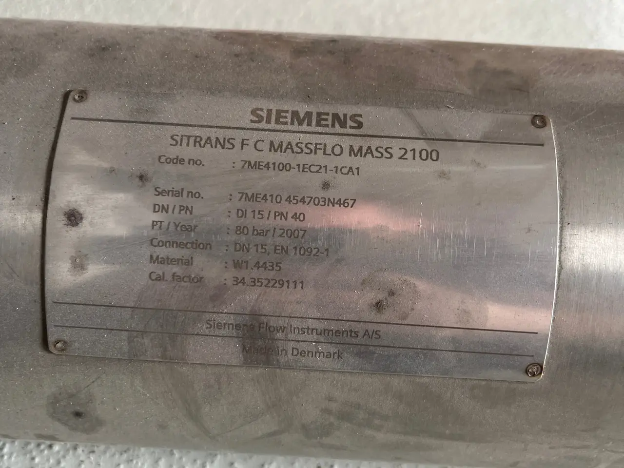 Billede 3 - Siemens SITRANS F C MASSFLO MASS 2100 DN15