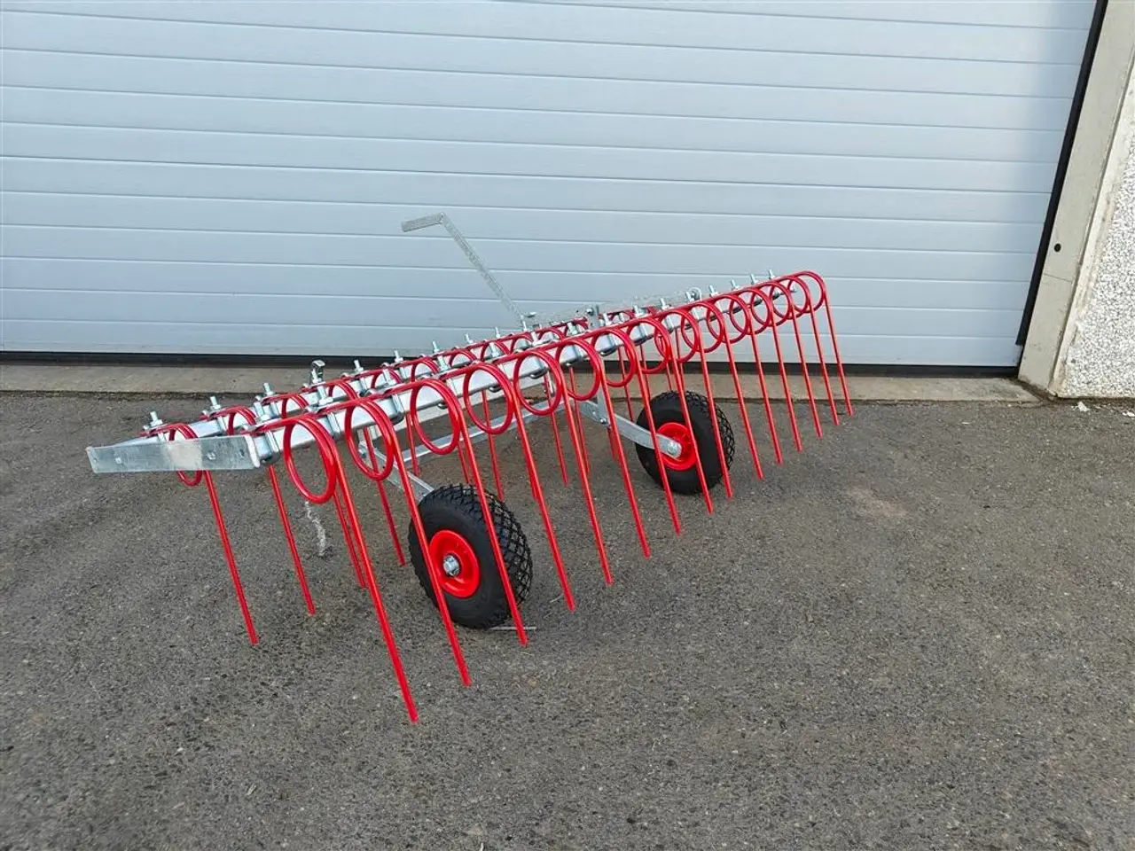 Billede 5 - Anker Bjerre Riven Gårdspladsharve 150cm Inkl. Kugletræk