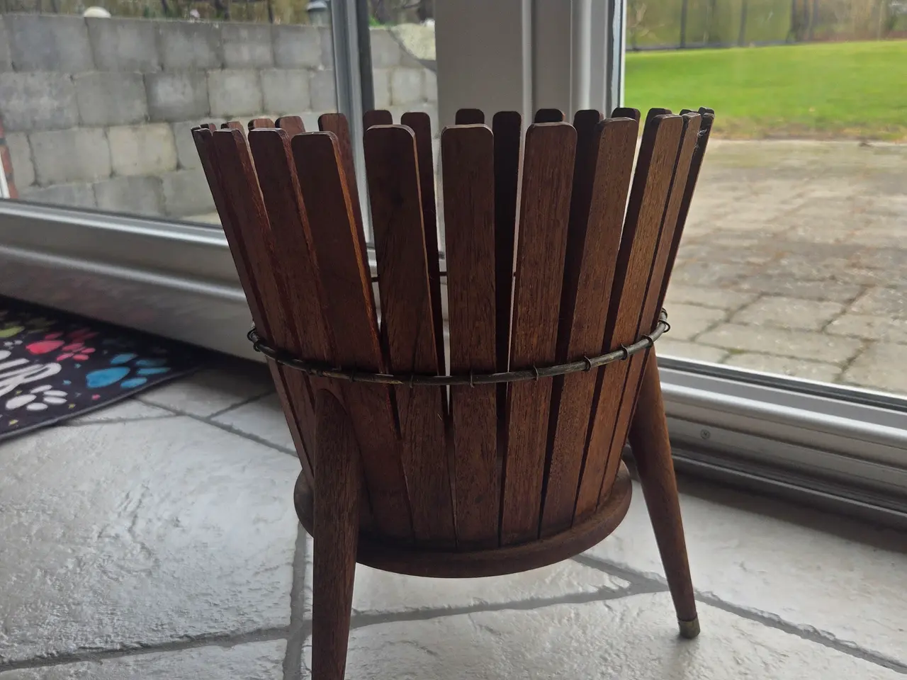 Billede 4 - Teak Urtepotteskjuler retro