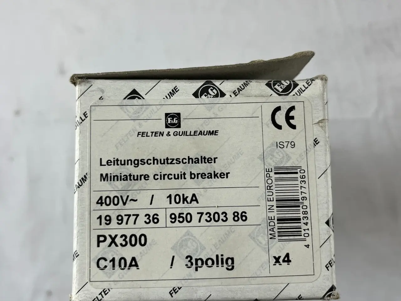 Billede 2 - Felten & Guilleaume PX300 C10A 3‑Pole 400V 10kA 3x