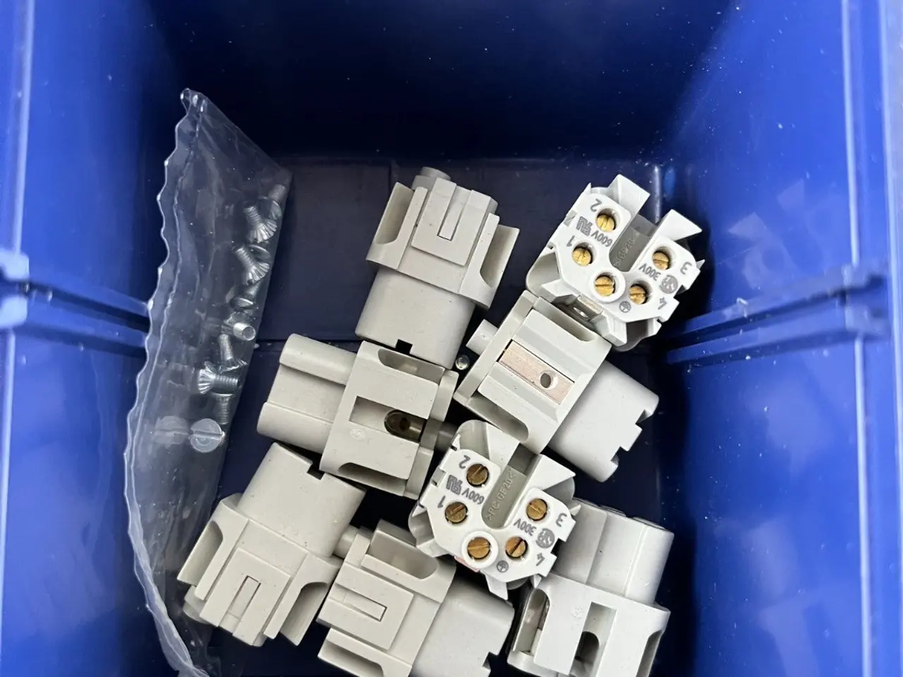 Billede 7 - Harting Han Q5/0-M-QL & Q5/0-F-QL Connectors parti