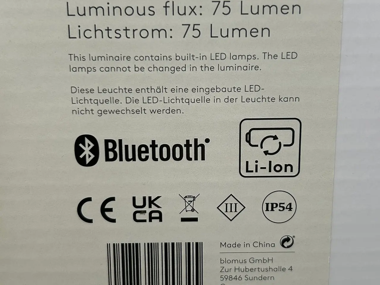 Billede 3 - Flytbar LED-lampe BLOMUS TAWA