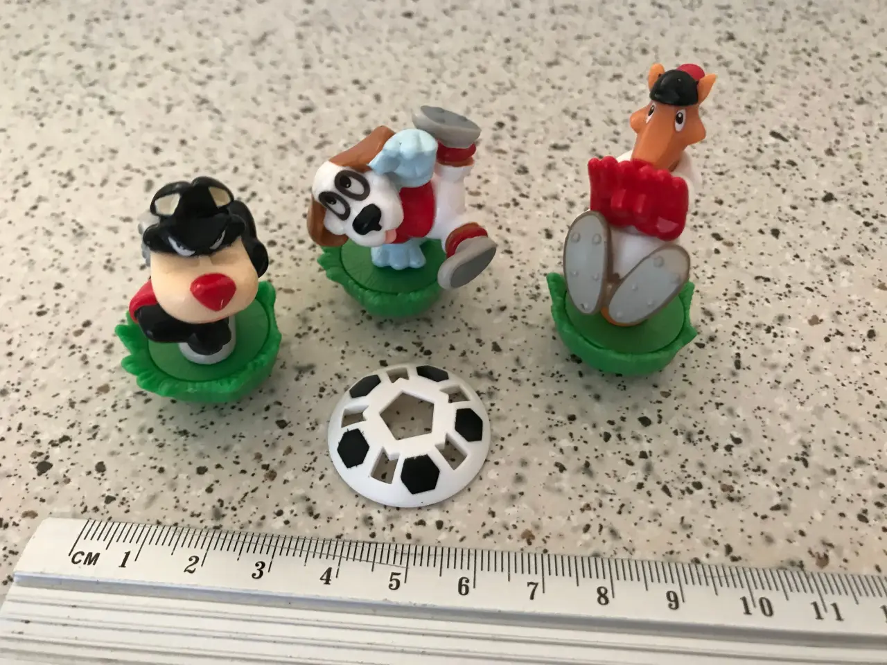 Billede 2 - MINI figur Fodbold, 3 stk.