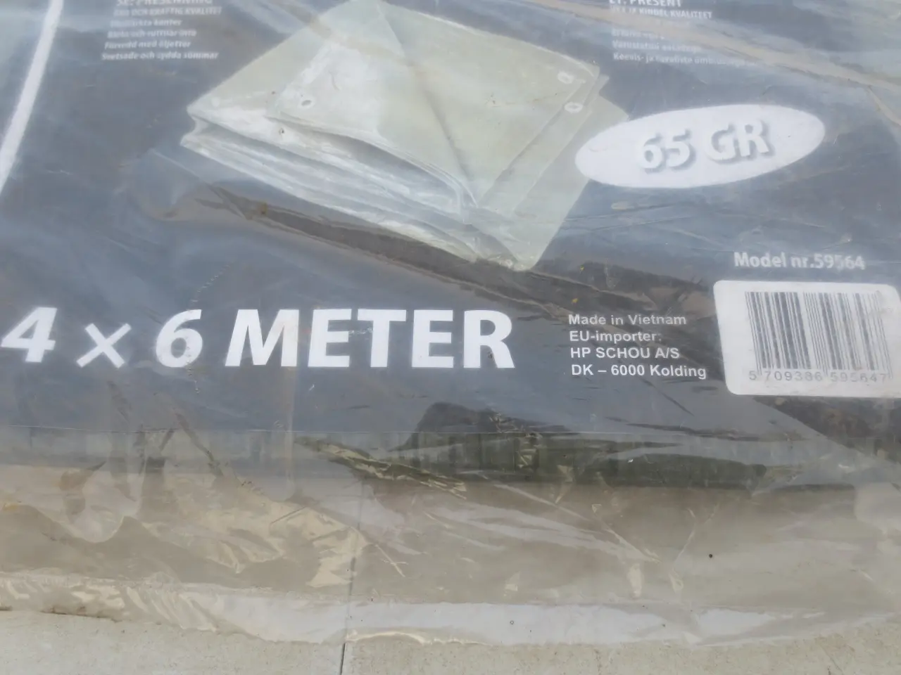 Billede 2 - 1 stk Ny Presenning 4-6 Mtr