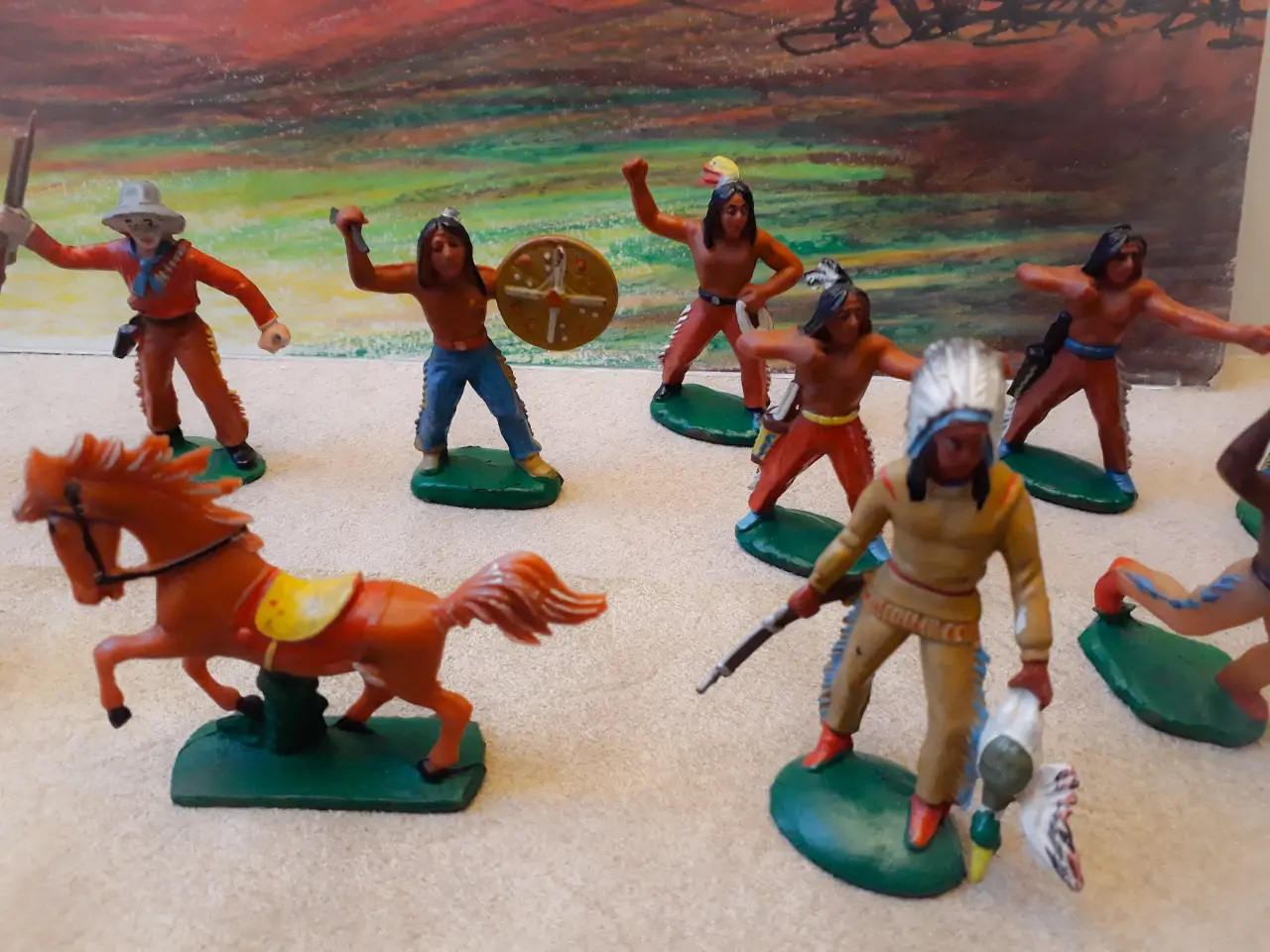 Billede 1 - Cowboy, Indianere og Heste