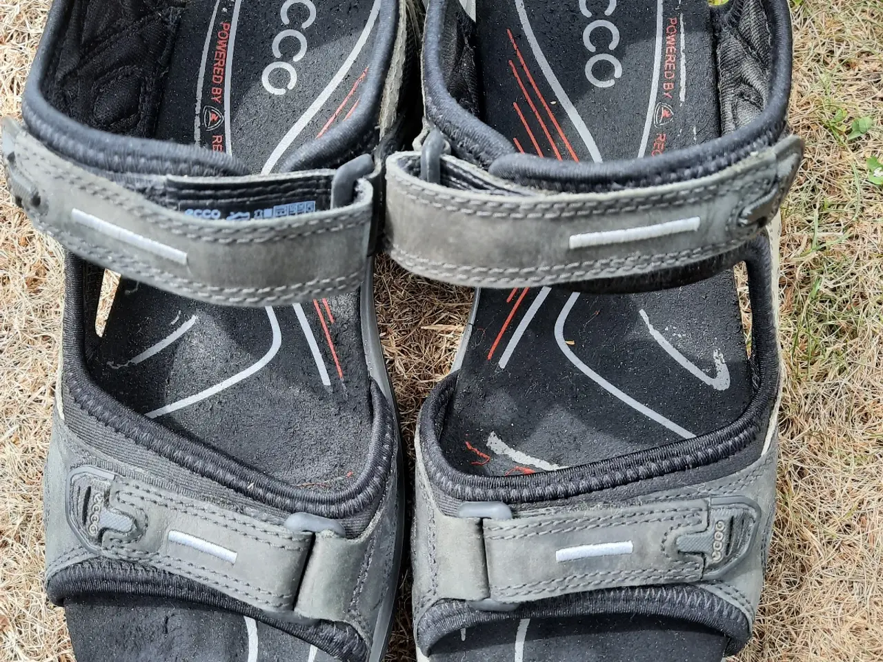 Billede 2 - Ecco sandaler sort/grå