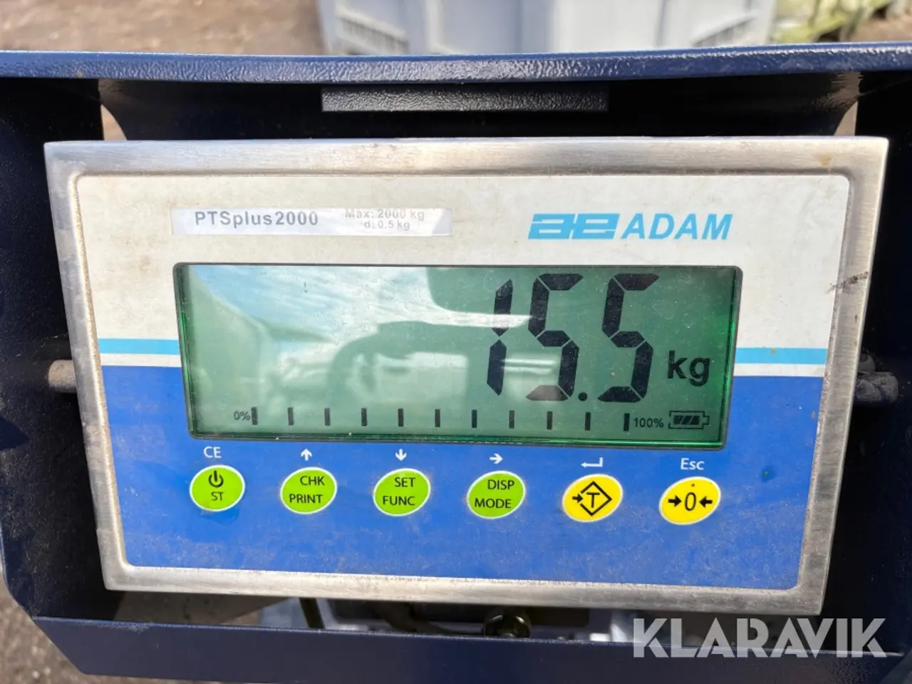Billede 9 - Palleløfter med vægt - 2000 kg