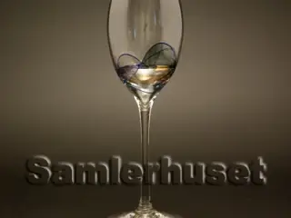 Tiffani Rødvinsglas . H:210 mm.