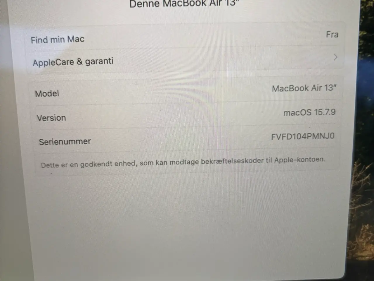 Billede 8 - Macbook - fin stand 