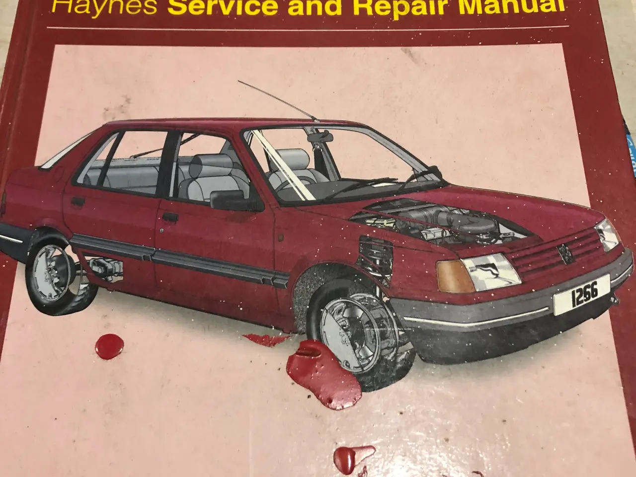 Billede 1 - Peugeot 309 Værkstedshåndbog