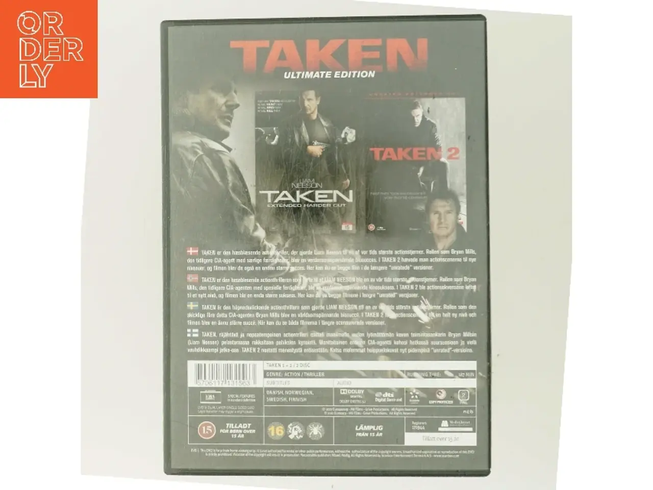 Billede 3 - Taken Ultimate Edition med Liam Neeson (DVD)