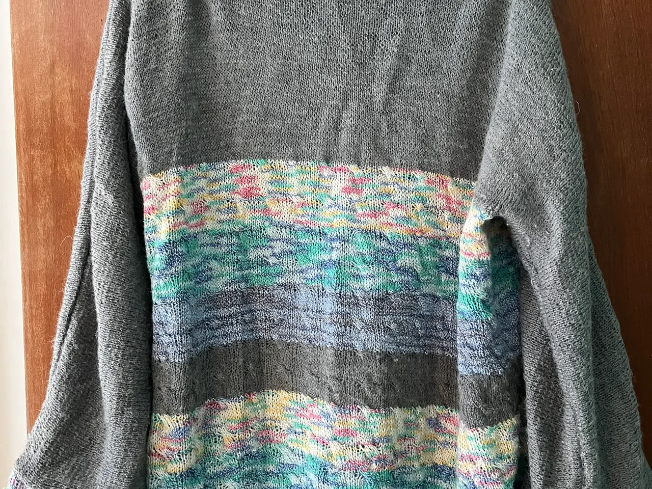 Billede 1 - Uldtrøje i pastel.