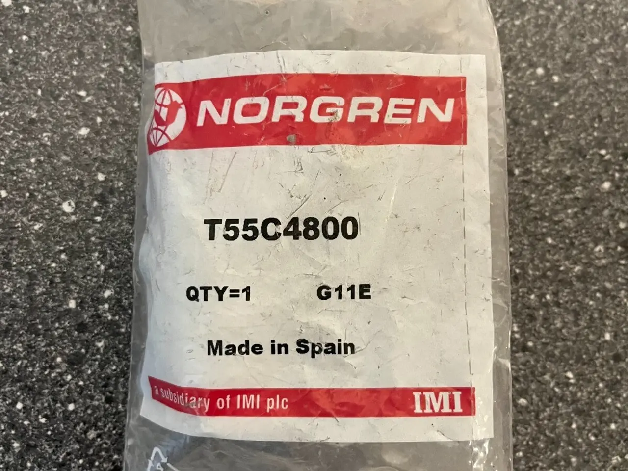 Billede 3 - Norgren T55C4800 Pneumatic ventil, 10 Bar Max,