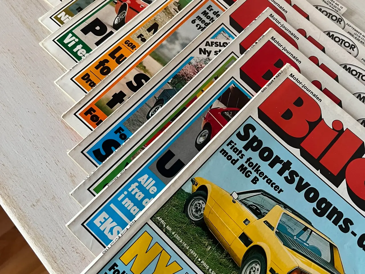 Billede 1 - Bilen Motor og Sport årgang 1975