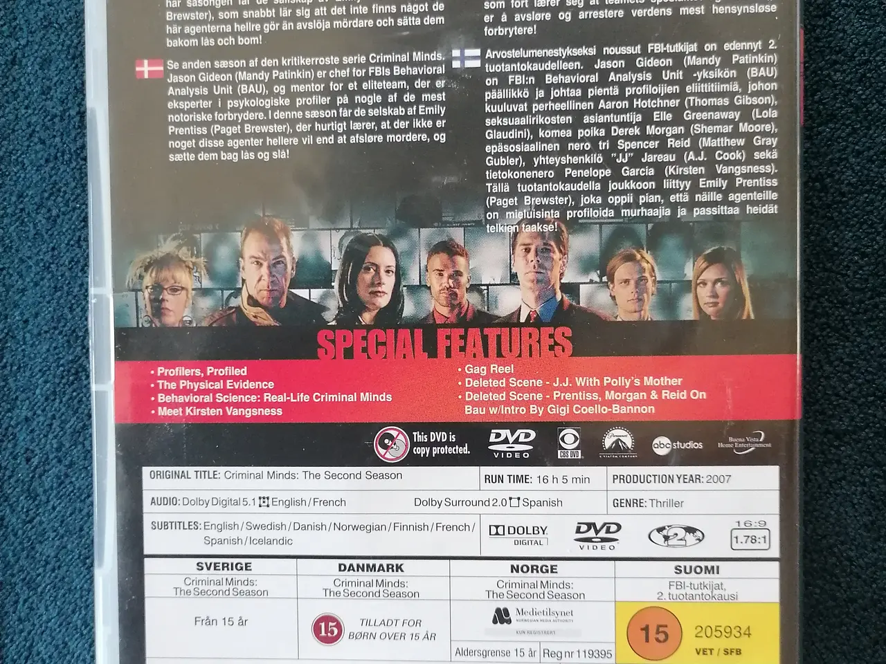 Billede 2 - Criminal Minds Season 2