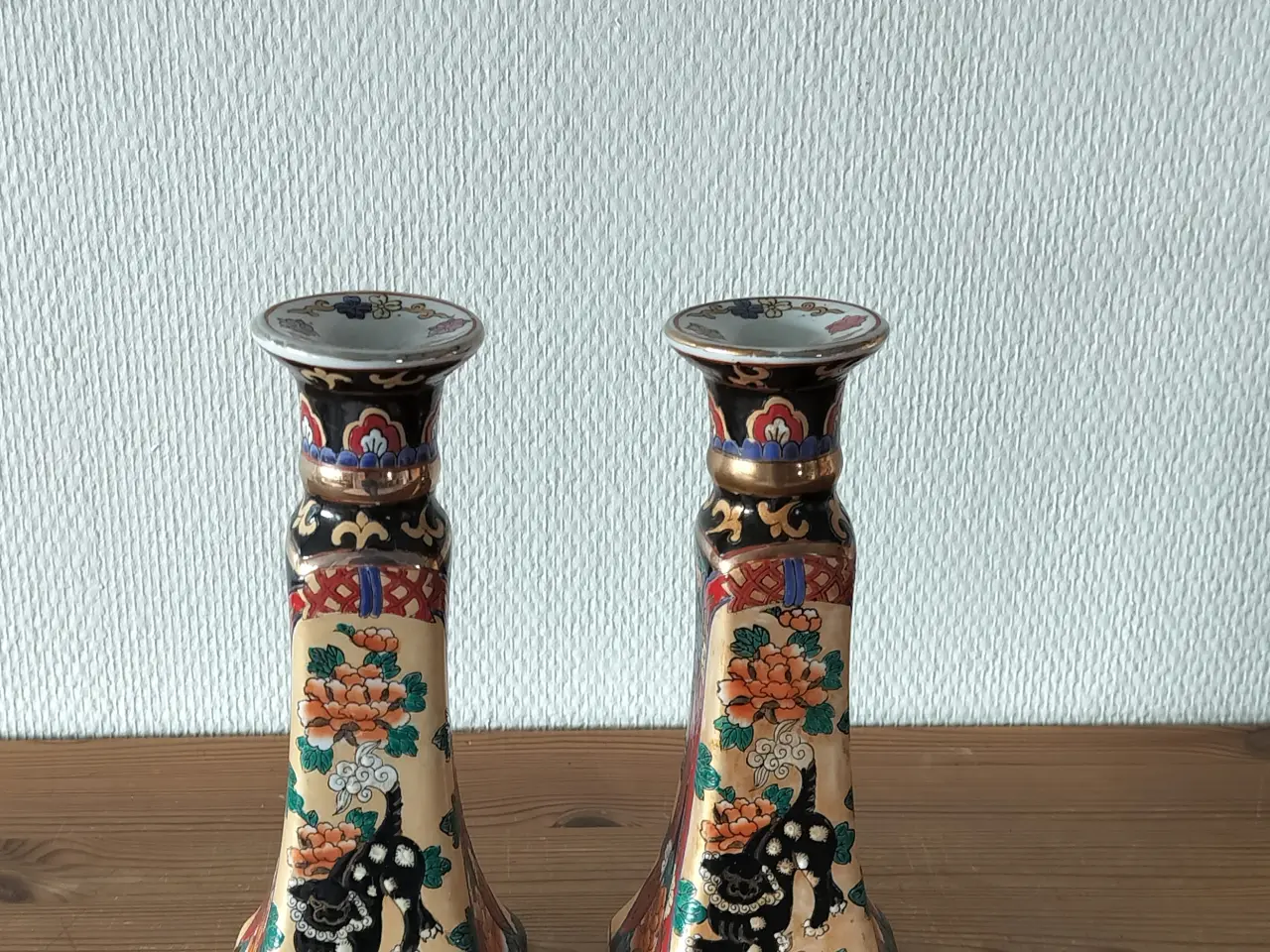 Billede 1 - To Super Dekorative Lysestager