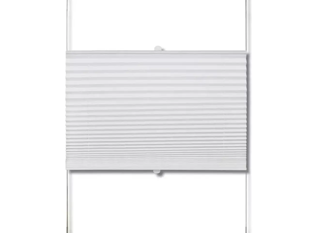 Billede 4 - Plisseret rullegardin 40×200 cm - hvid