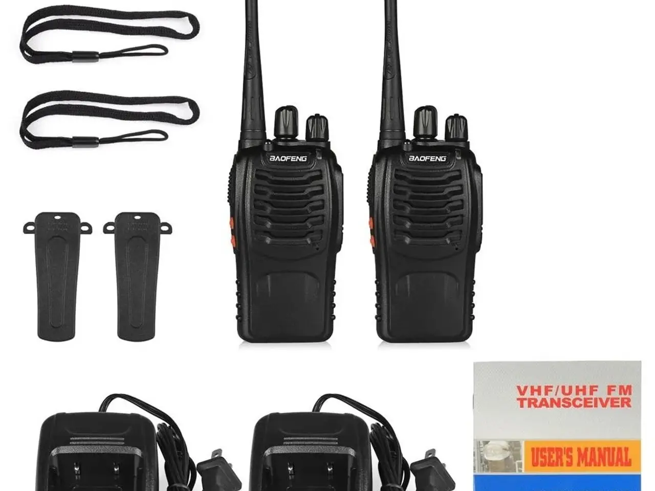 Billede 1 - NY! 2 x Baofeng 888S Radio / Walkie Talkie