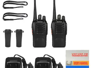 NY! 2 x Baofeng 888S Radio / Walkie Talkie