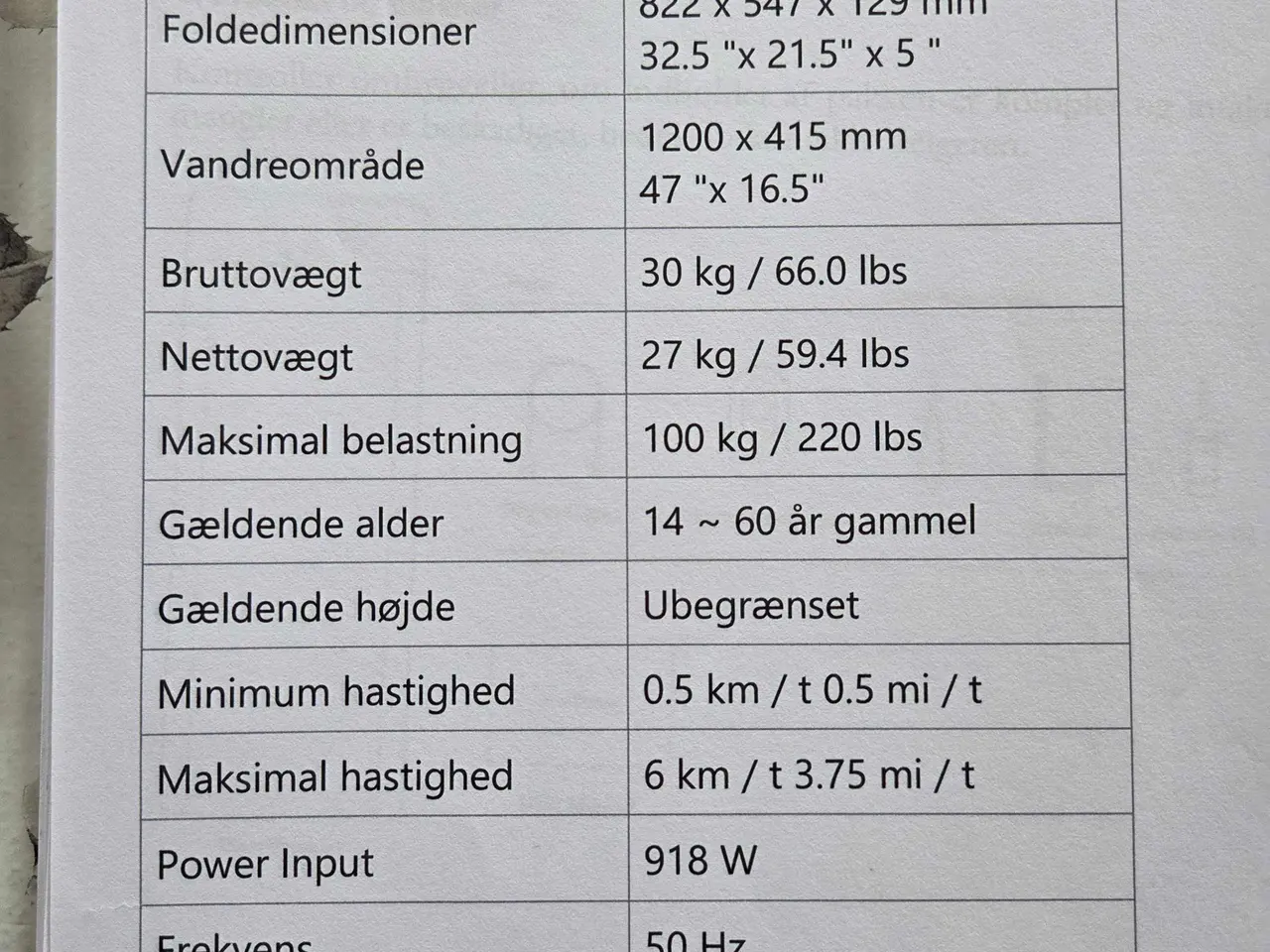 Billede 2 - Løbebånd