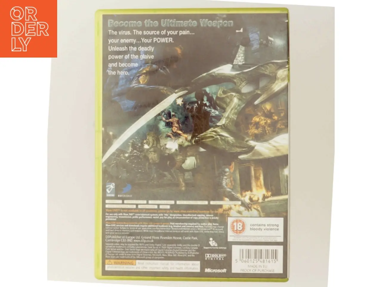 Billede 3 - Xbox 360 spil 'Dark Sector' fra Microsoft
