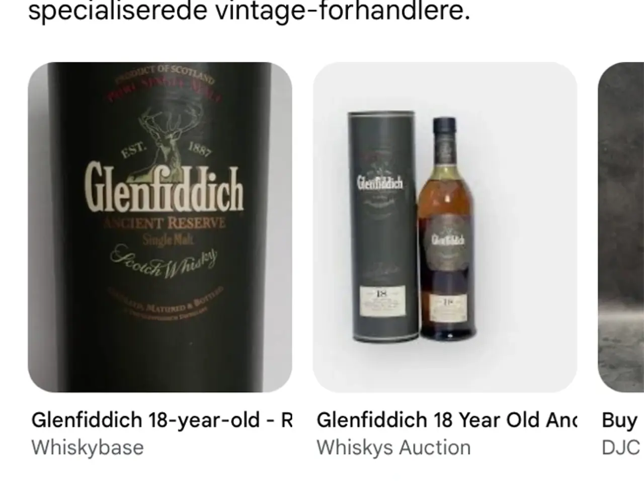 Billede 2 - Glenfiddich 18 års single malt whisky
