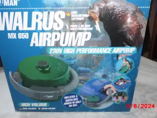 Walrus 230V kraftig luftpumpe