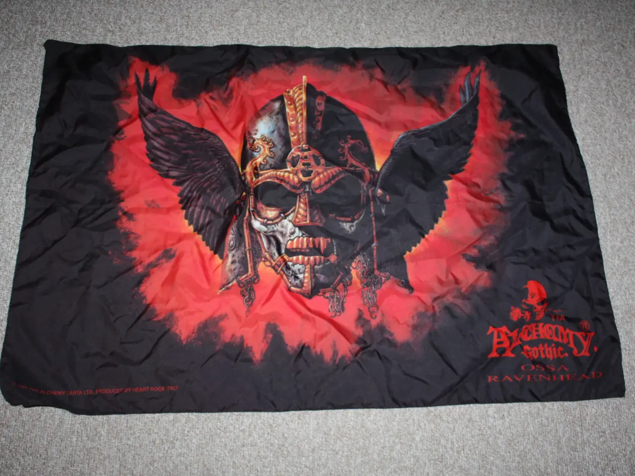 Billede 1 - Alchemy Gothic Ossa Ravenhead stof billede
