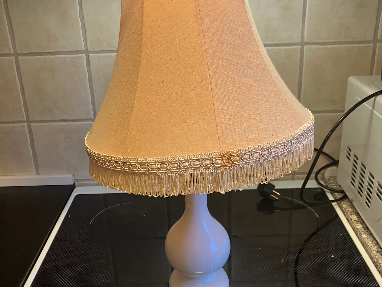 Billede 1 - Antik bordlampe fra mine oldeforældre