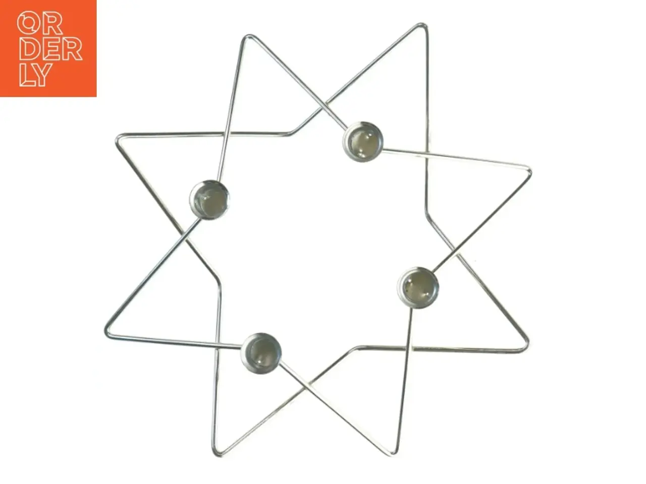 Billede 2 - Jule advents stjerne lysestage (str. 37x7 cm)