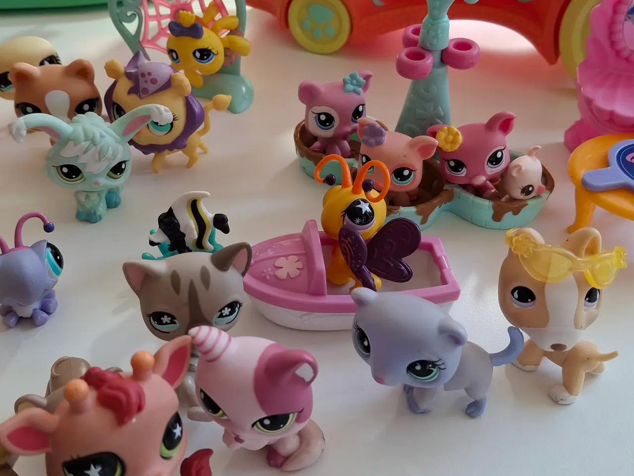 Billede 4 - Kæmpe samling Pet Shops - 58 dyr og tilbehør!