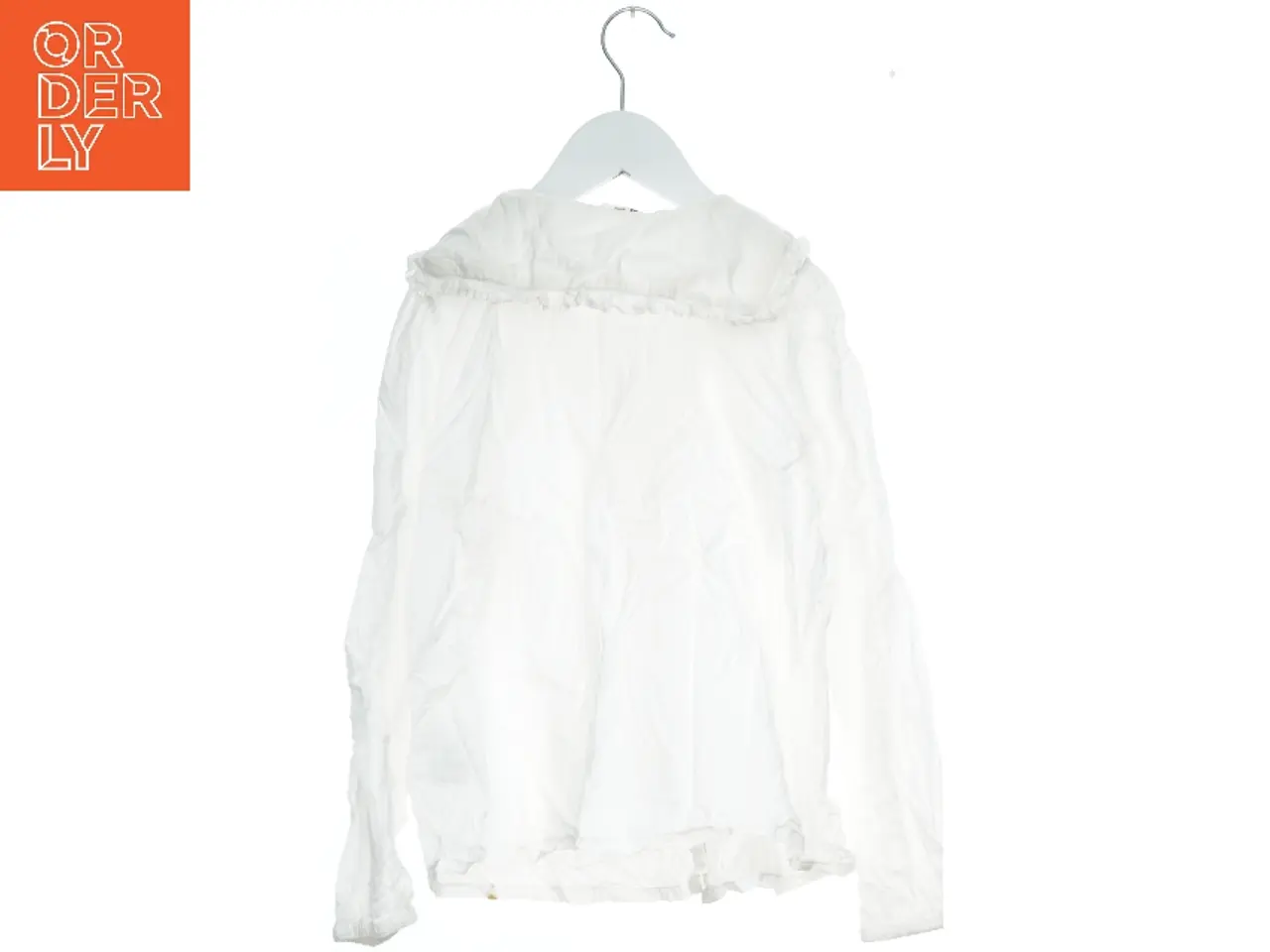 Billede 2 - Hvid bluse med krave fra H&M (str. 140)