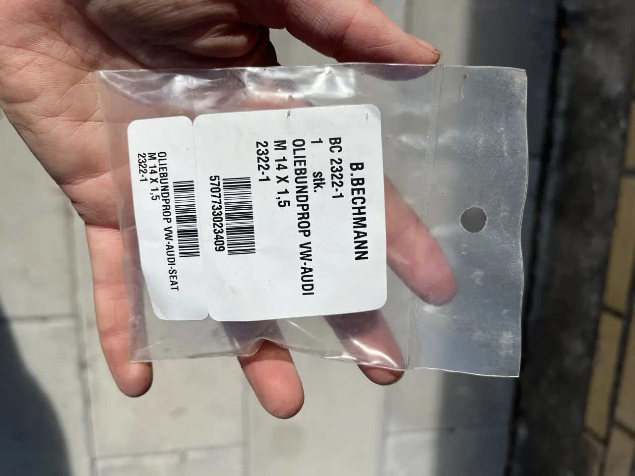 Billede 1 - Oliebundprop til vw/audi