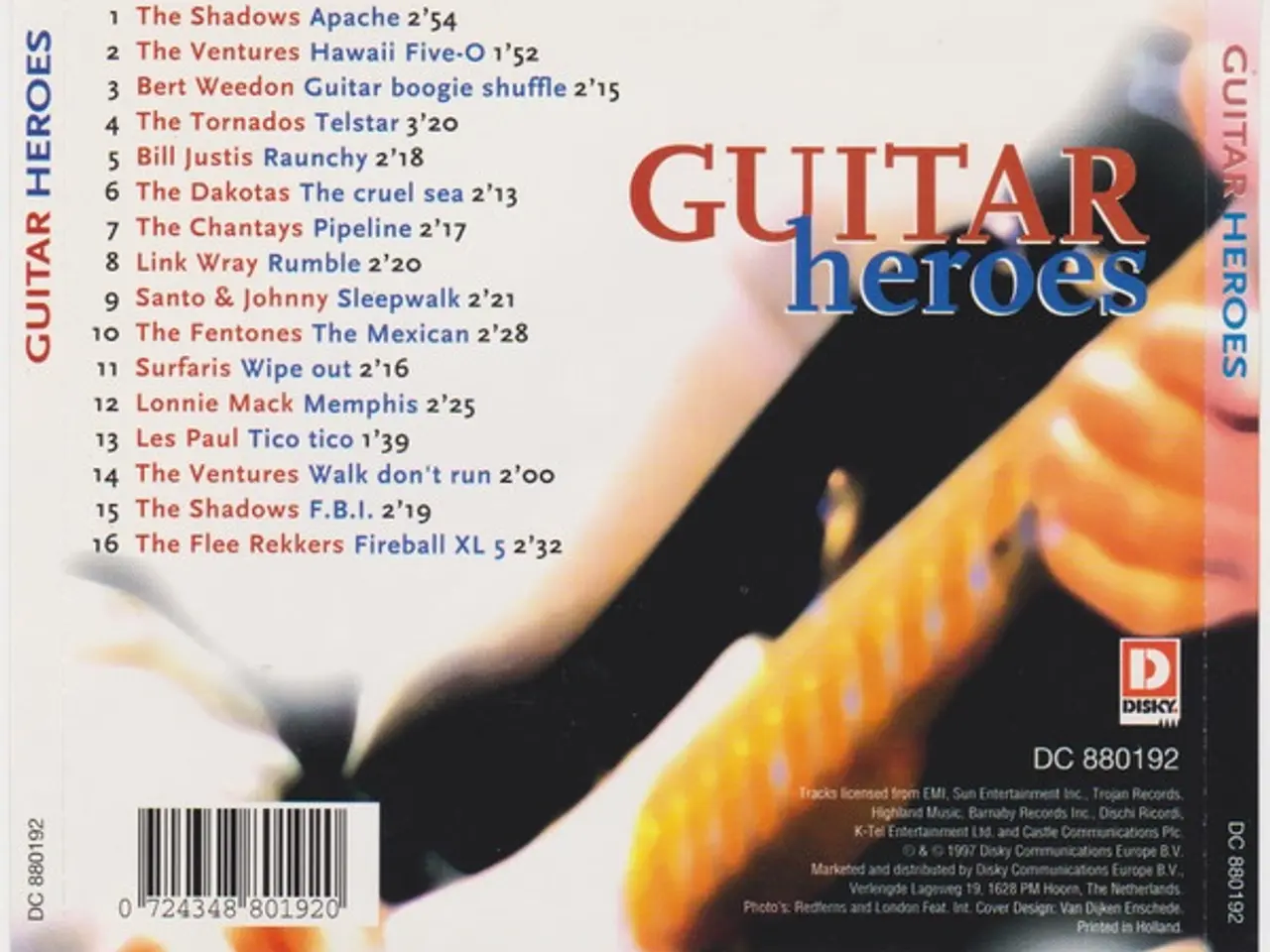 Billede 5 - Diverse kunstnere – Guitar Heroes – CD