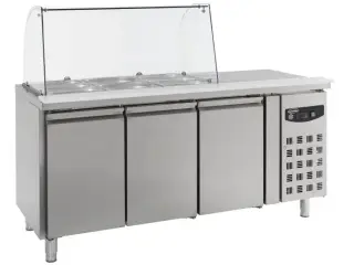Saladette med 3 døre – B1795 x D700 x H1365 mm