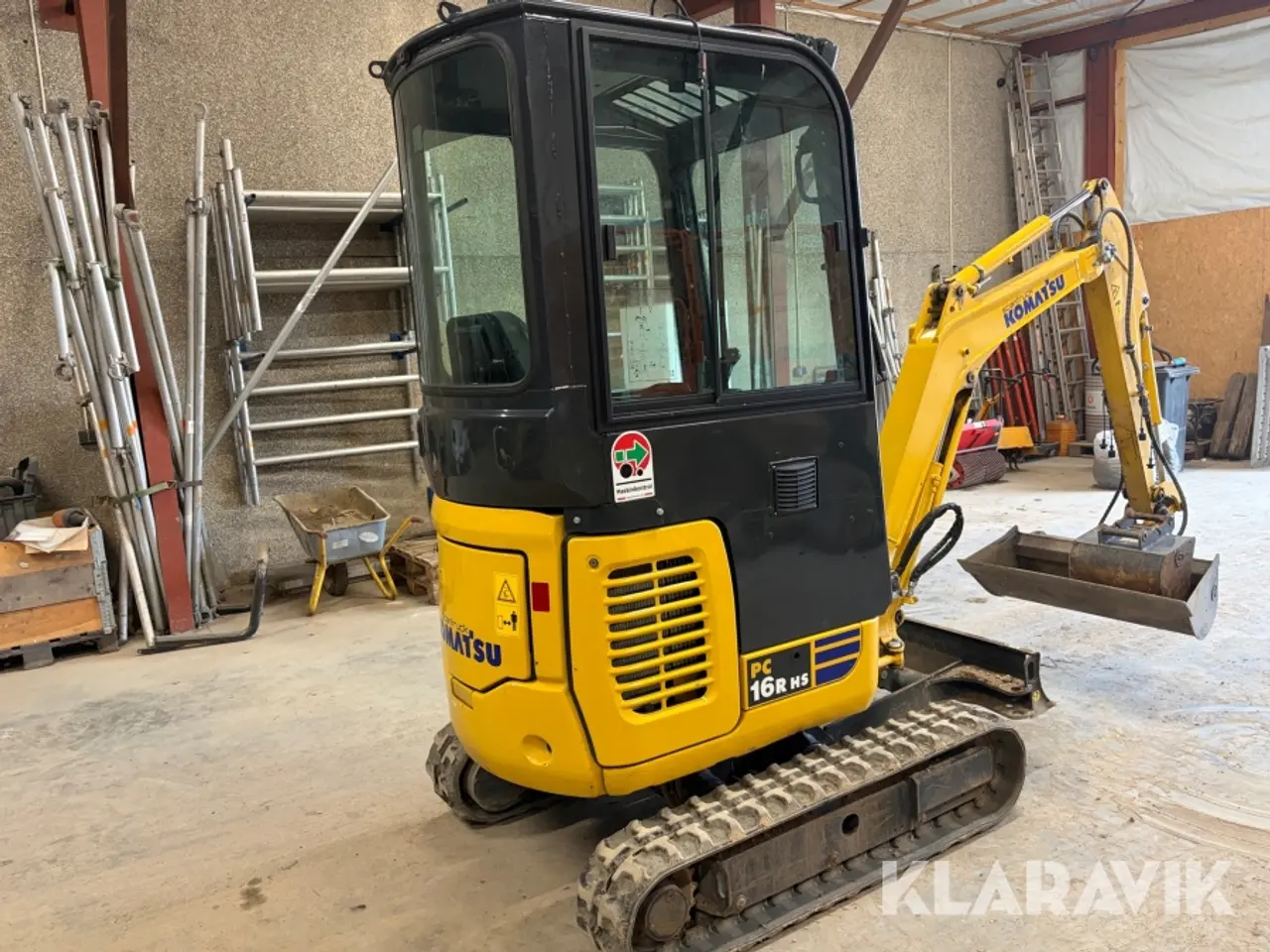 Billede 5 - Minigravemaskine Komatsu PC16R HS