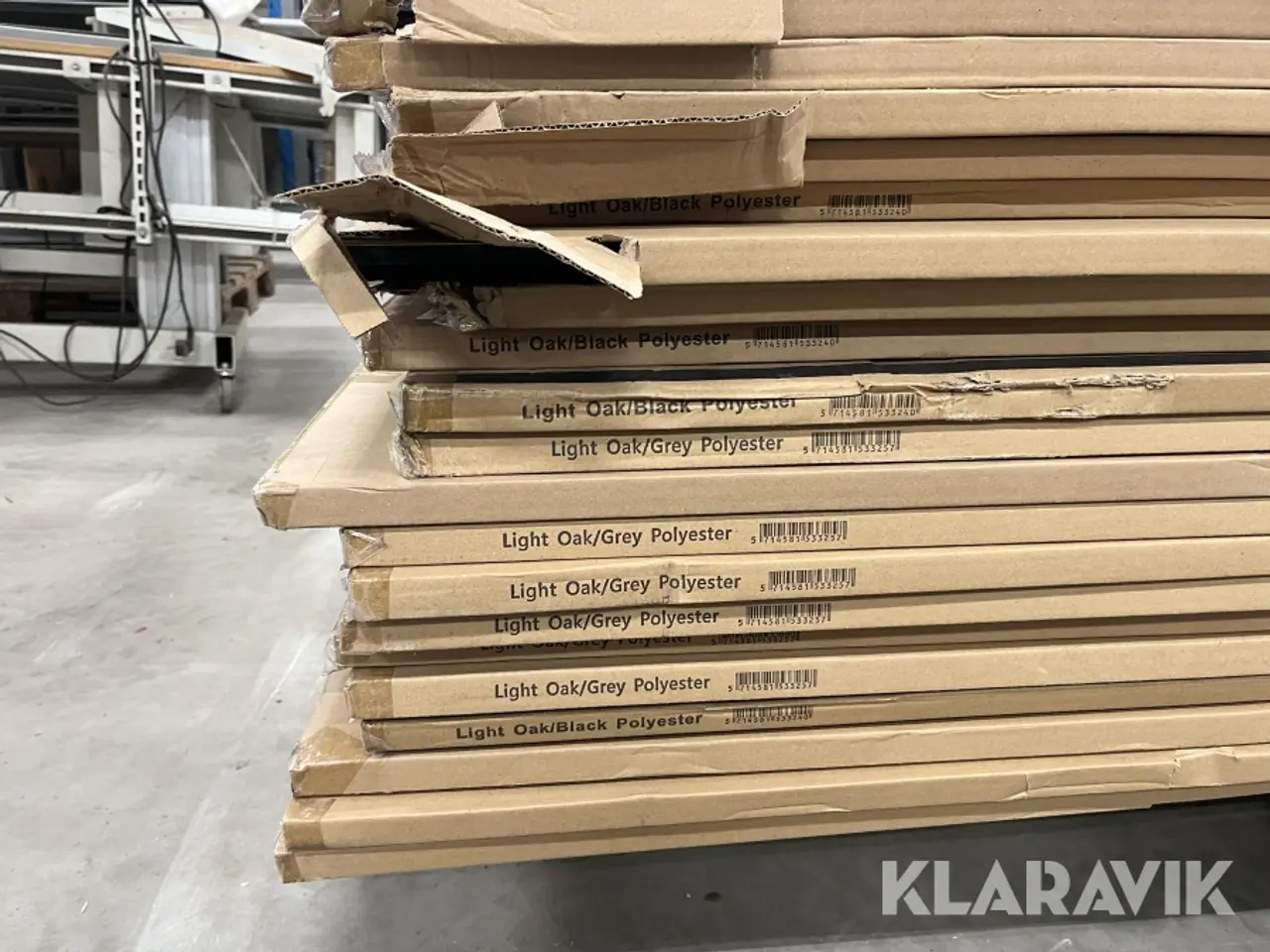 Billede 5 - Akustikpaneler Fibrotech Light Oak Blandet sort og grå polyester
