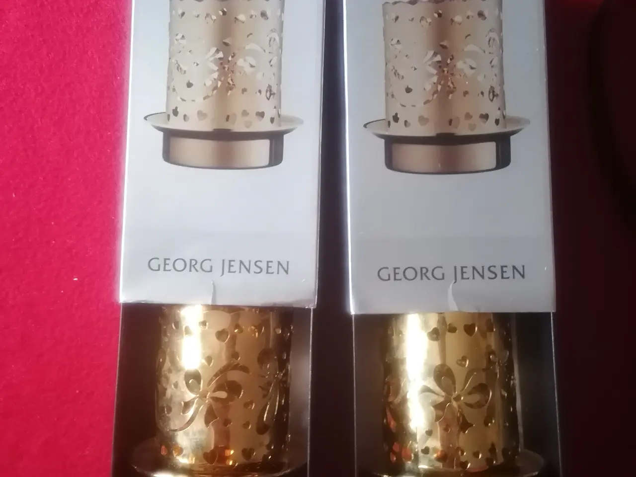 Billede 5 - Georg Jensen, 2009 Engel lysestage forgyldt