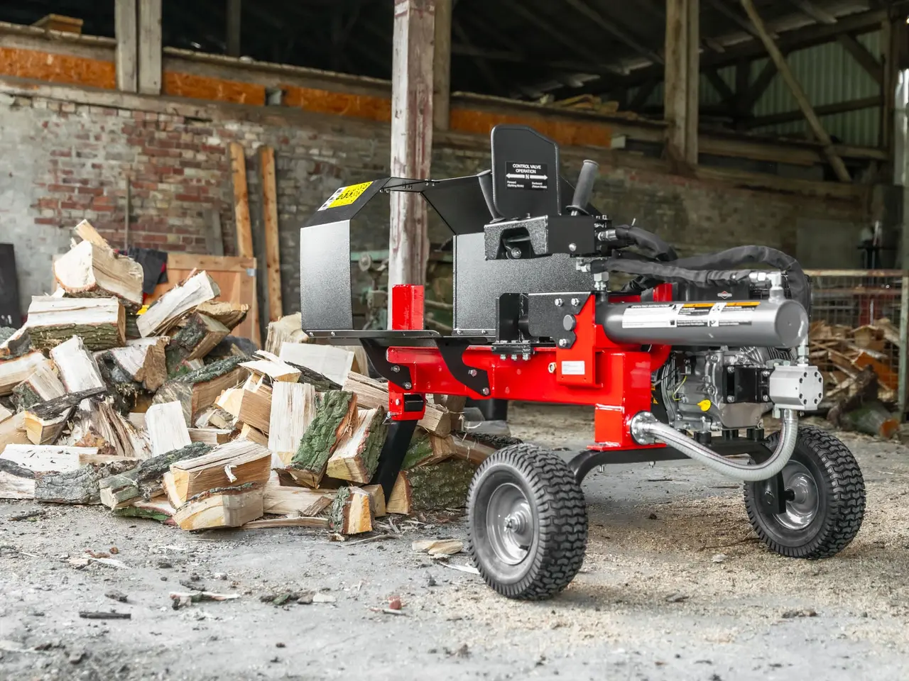Billede 24 - WoodMaster CWM12B – 12 ton benzin brændekløver (vandret)