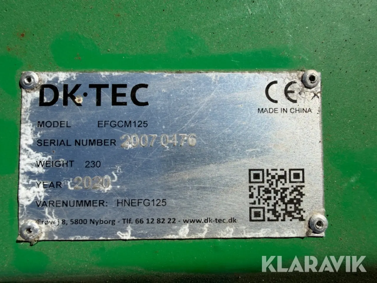 Billede 11 - Slagleklipper DK-Tec EFGCM125 med sideforskydning